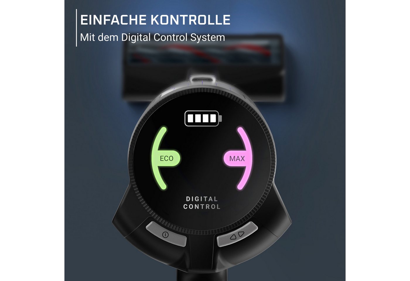 Rowenta Akku-Stielstaubsauger X-Pert 5.80, 150 W, beutellos, 150 W, Display, 40 Minuten Laufzeit, waschbarer Staubbehälter/Filter