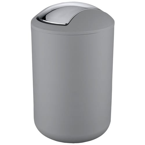 WENKO Schwingdeckeleimer »Brasil«, 6,5 l - grau