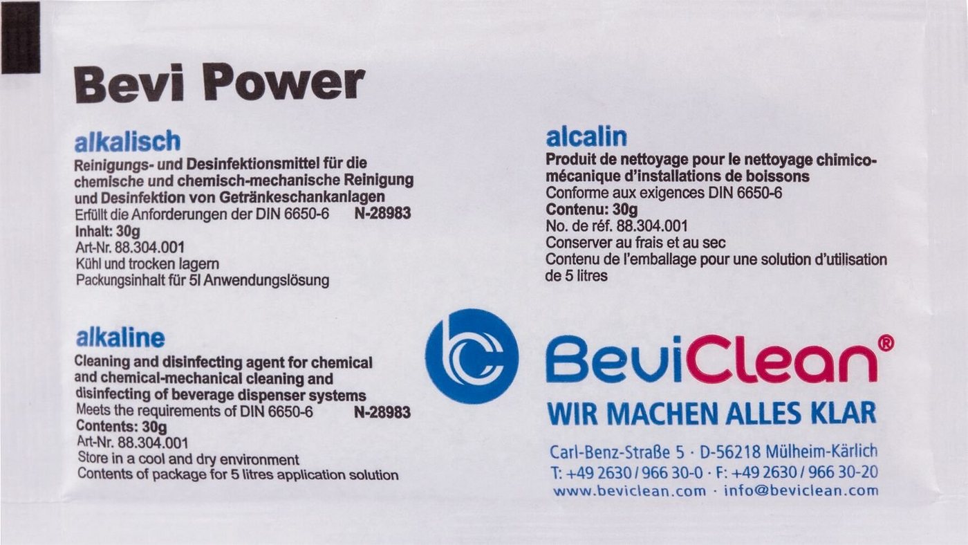 Bevi Clean GmbH Bierzapfanlage Bevi - Power Pulver - Alkalisch Preis pro Stück