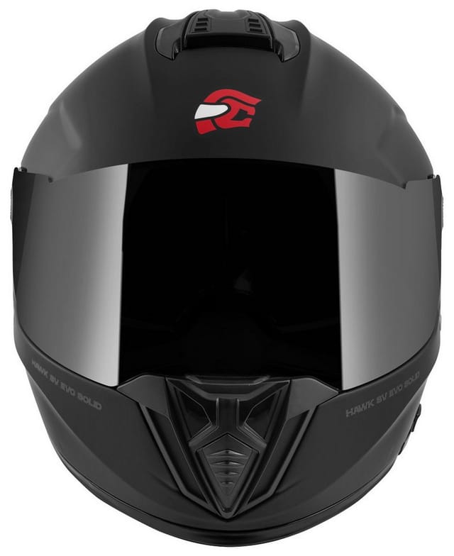 FC-Moto Motorradhelm Hawk EVO Solid Helm, Vorbereitet Für Kommunikationssystem,vorbereitet Pinlockscheibe,h