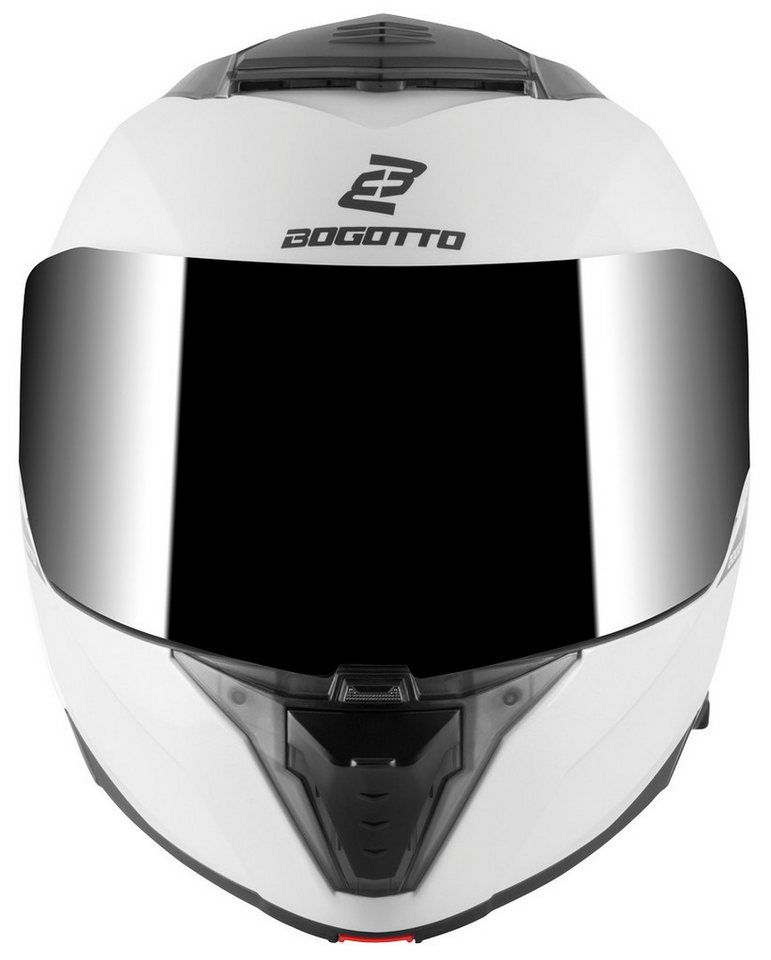 Bogotto Motorradhelm FF404 Klapphelm, Vorbereitet Für Kommunikationssystem,vorbereitet Pinlockscheibe,h Bild 2