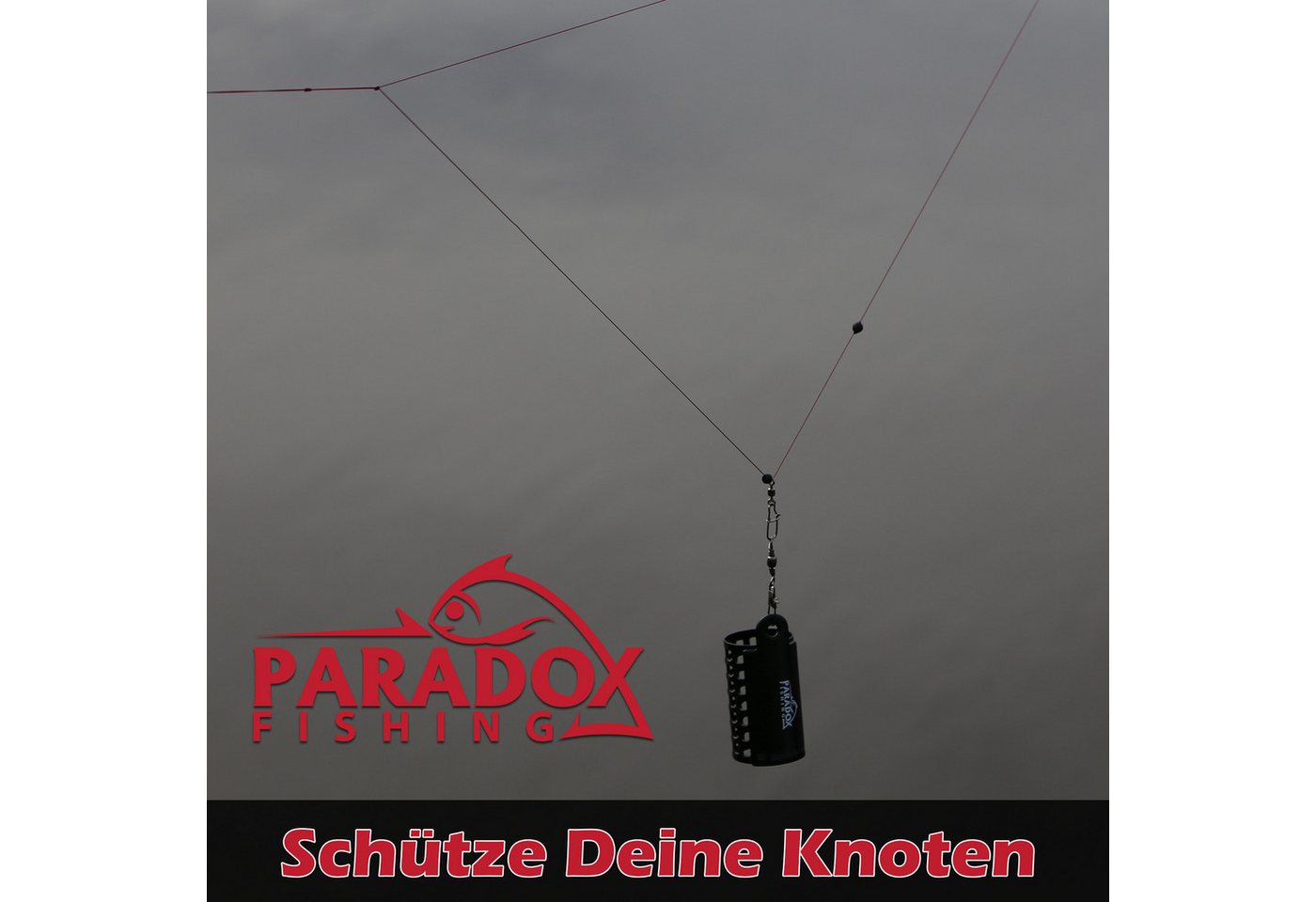 Paradox Fishing Schnurstopper Gummiperlen Set 3mm-8mm 200 Stück, (200-St), Knotenschutz, langlebig, 200 Perlen Bild 4