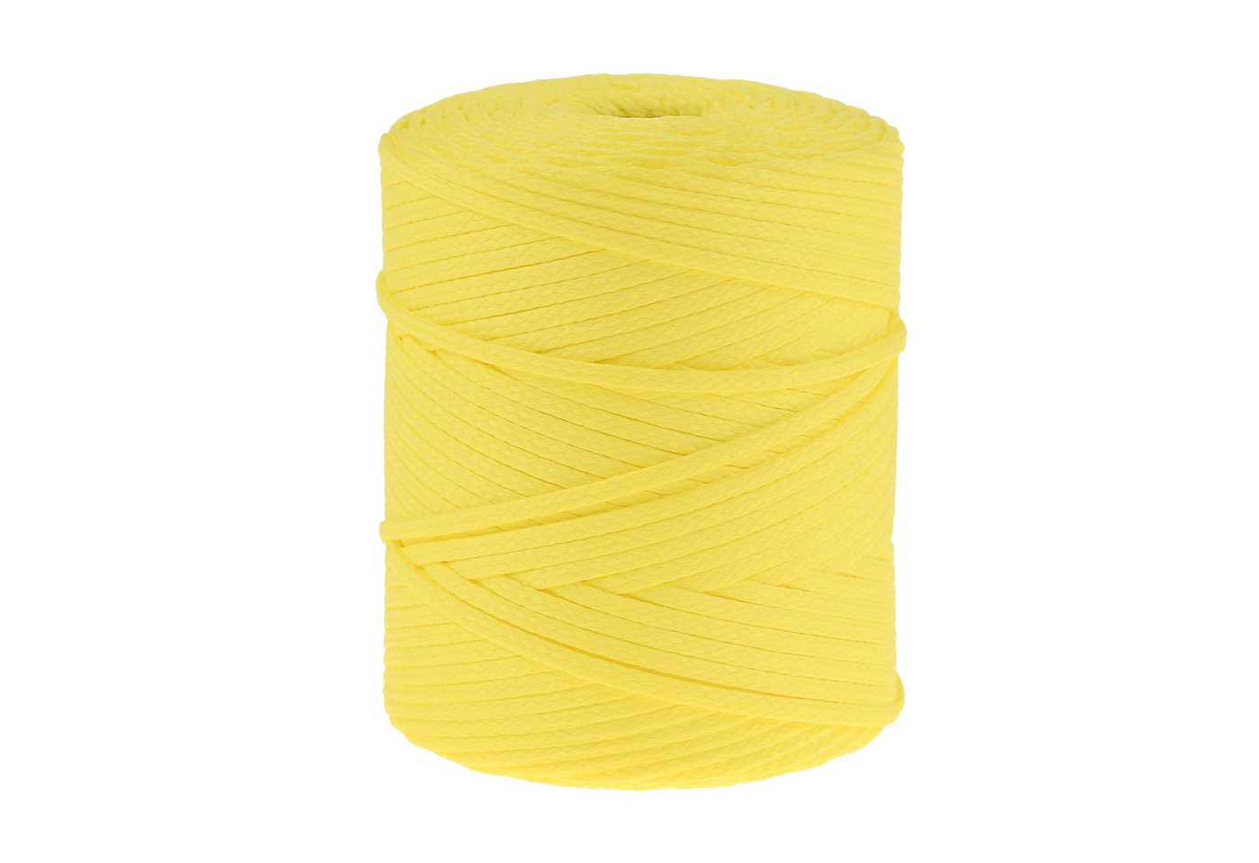 maDDma Seil 100m Polyester-Schnur Kordel 4mm, pastellgelb