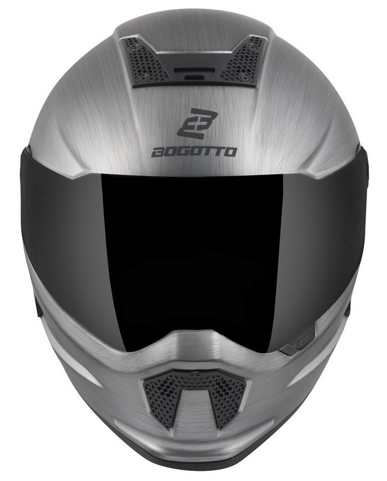 Bogotto Motorradhelm Rapto Helm, Vorbereitet Für Kommunikationssystem,geeignet Brillenträger,vorbe Bild 3