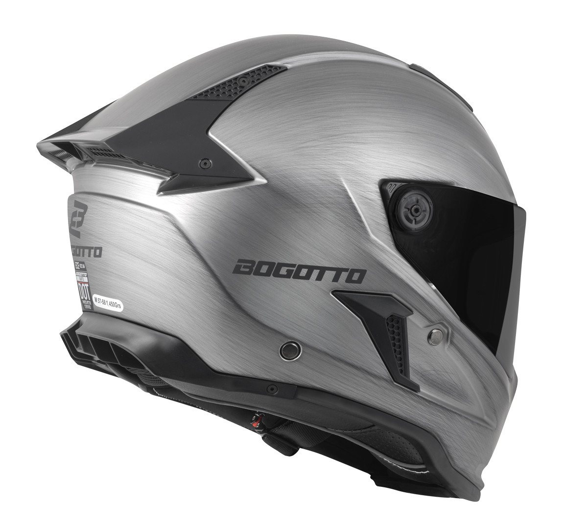Bogotto Motorradhelm Rapto Helm, Vorbereitet Für Kommunikationssystem,geeignet Brillenträger,vorbe Bild 4