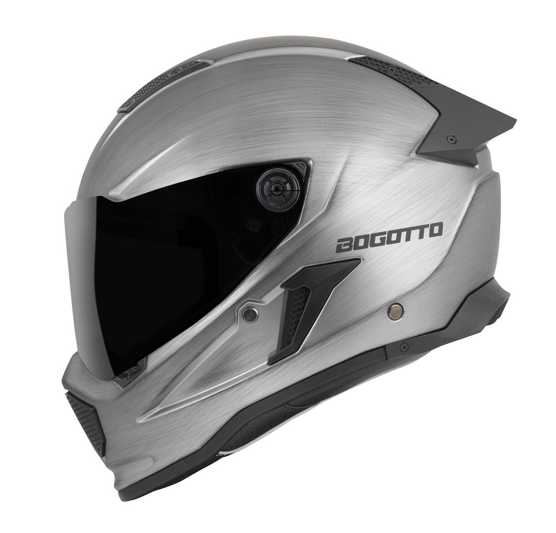 Bogotto Motorradhelm Rapto Helm, Vorbereitet Für Kommunikationssystem,geeignet Brillenträger,vorbe Bild 5