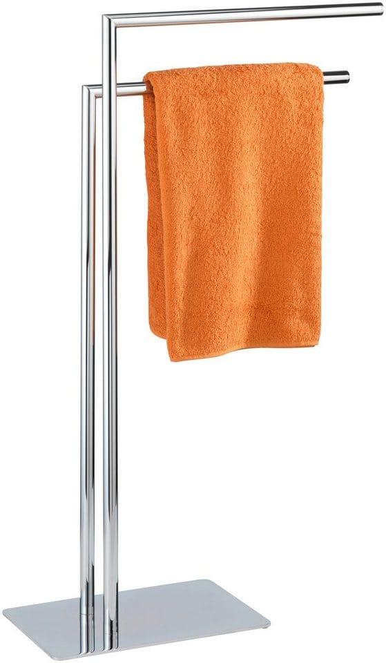 WENKO Handtuchständer »Recco«, Stahl, BxHxT: 48 x 80,5 x 20 cm - silberfarben