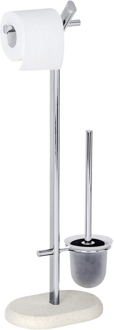 WENKO WC-Bürsten & WC-Garnituren »Puro«, Stahl, silberfarben