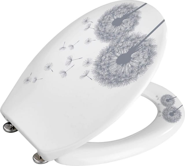 WENKO WC-Sitz »Astera«, Duroplast, oval, mit Softclose-Funktion - weiss