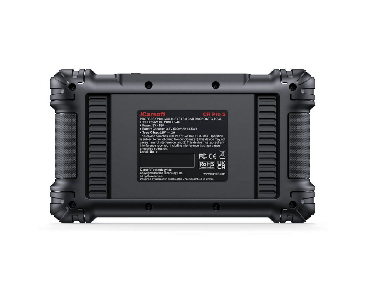 iCarsoft OBD2-Diagnosegerät CR Pro S Multi-System Diagnosegerät für weltweite Fahrzeugmarken, Lesen und Löschen von Fehlercodes Bild 2