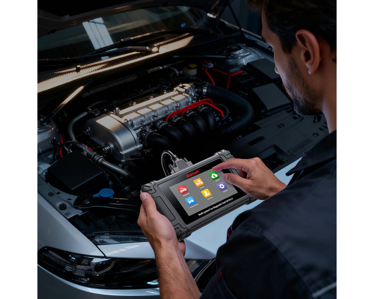 iCarsoft OBD2-Diagnosegerät CR Pro S Multi-System Diagnosegerät für weltweite Fahrzeugmarken, Lesen und Löschen von Fehlercodes Bild 4