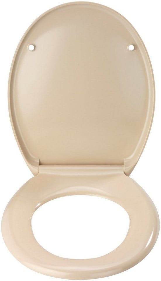 WENKO WC-Sitz »Ottana«, Duroplast, oval, mit Softclose-Funktion - beige