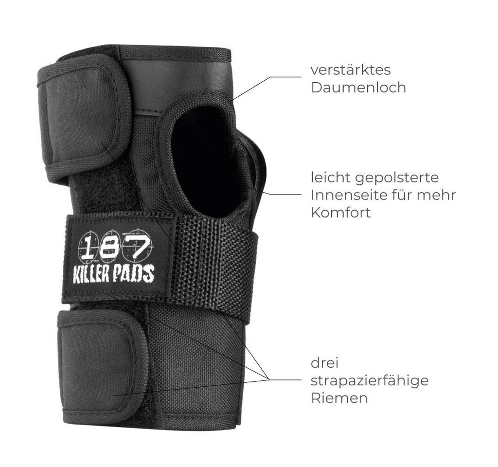 187 KillerPads Handgelenkschutz Wrist Guard, für Kinder und Erwachsene