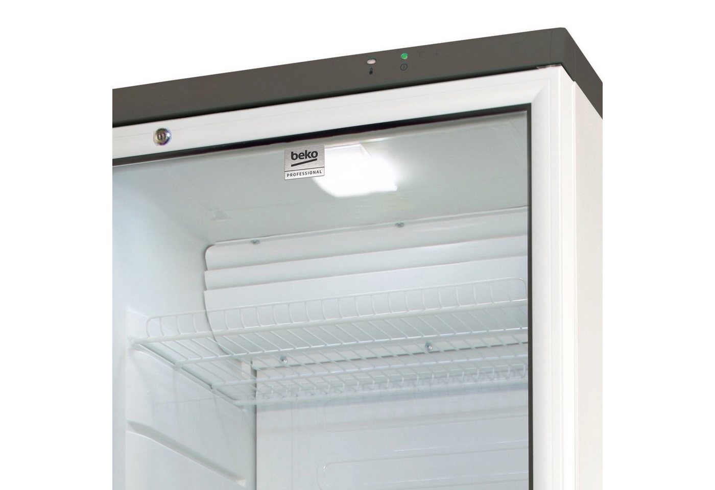 BEKO Vollraumkühlschrank ADN 230/2 BP, 173 cm hoch, 60 cm breit, Verschliessbare Glastür, Automatische Abtauung, Innenbeleuchtung Bild 5