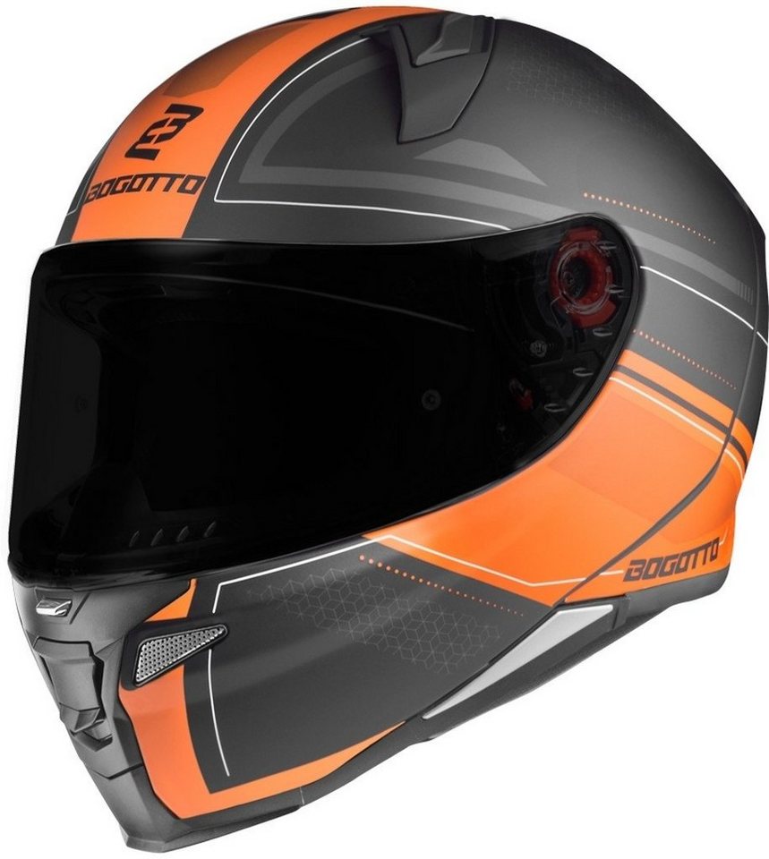 Bogotto Motorradhelm FF110 Cinder Helm, Reflektierende Bild 2
