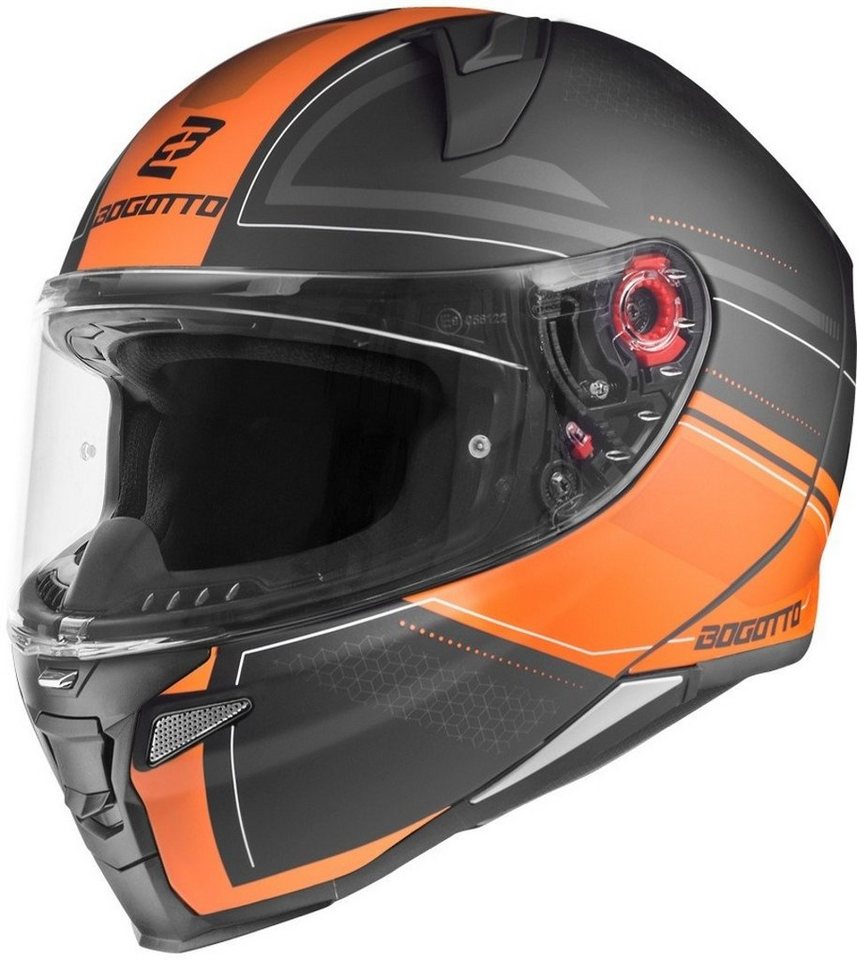 Bogotto Motorradhelm FF110 Cinder Helm, Reflektierende Bild 3