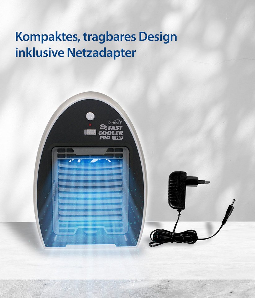 Genius Tischventilator Fast Cooler Pro HP Set 2-tlg., Luftkühler mit Wasserkühlung, angenehme, kühlende Luftströmung Bild 3