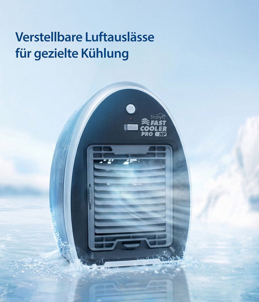 Genius Tischventilator Fast Cooler Pro HP Set 2-tlg., Luftkühler mit Wasserkühlung, angenehme, kühlende Luftströmung Bild 5