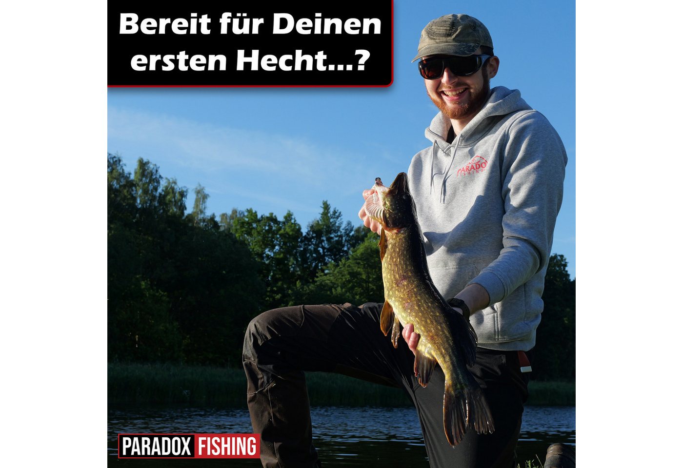 Paradox Fishing Spinnrute Hecht Komplett Set Firetiger Spinnrute 20-60g + 4000 Infinity Rolle, (Set, Rute + 4000 Rolle + Köderset), Komplett-Starterset Bild 5