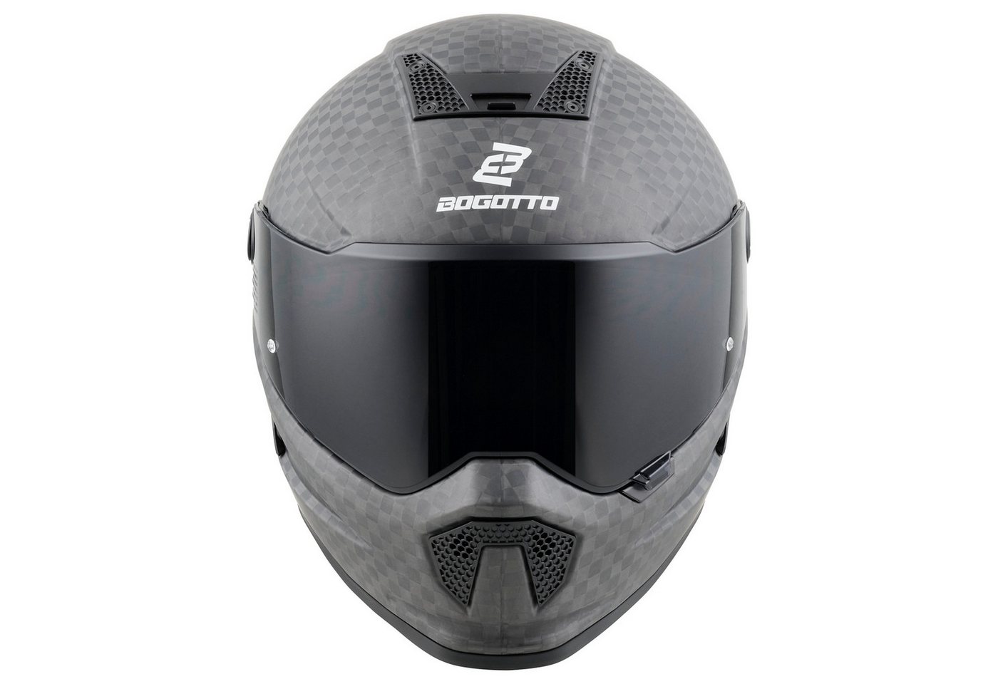 Bogotto Motorradhelm Rapto CheckR Carbon Helm, Vorbereitet Für Kommunikationssystem,geeignet Brillenträger,vorbe Bild 5