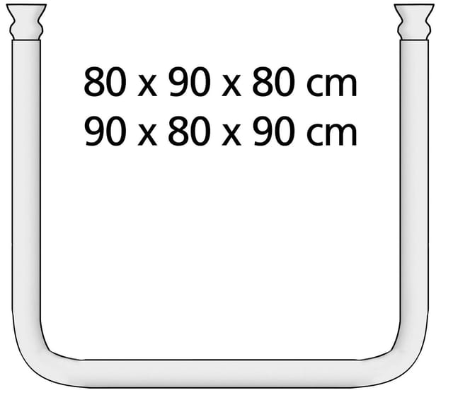 WENKO Winkelstange »Universal extra stark«, Aluminium, chromfarben - silberfarben