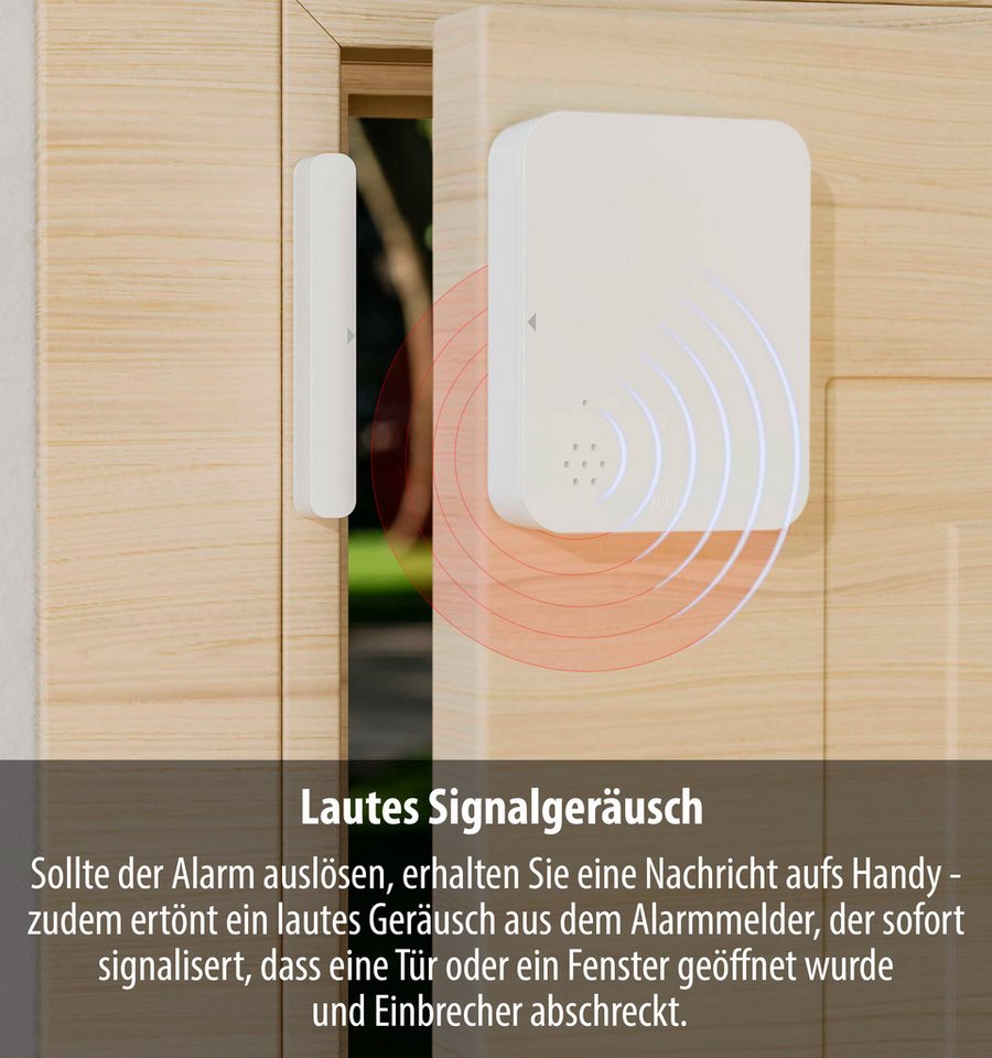 Northpoint Wifi Alarmsystem 2er-Set für Fenster & Türen TUYA Alarmanlage Bild 2