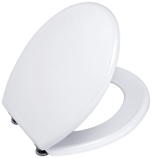 WENKO WC-Sitz »Prima«, MDF, oval - weiss