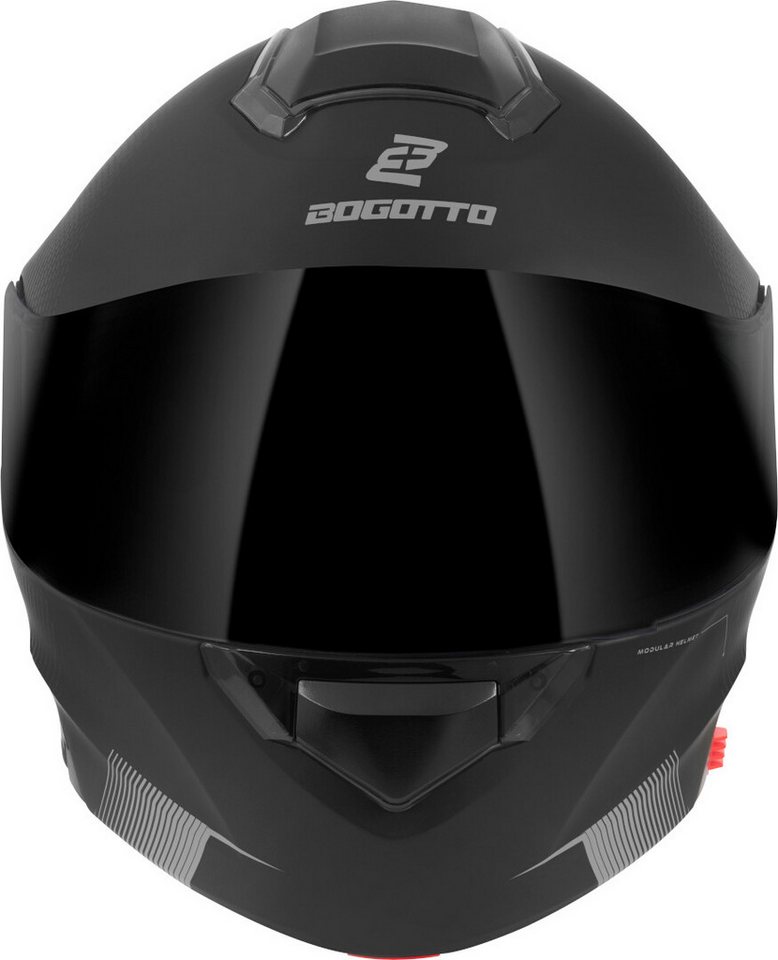 Bogotto Motorradhelm H271 Wayke Klapphelm, Vorbereitet Für Kommunikationssystem,geeignet Brillenträger,vorbe Bild 2