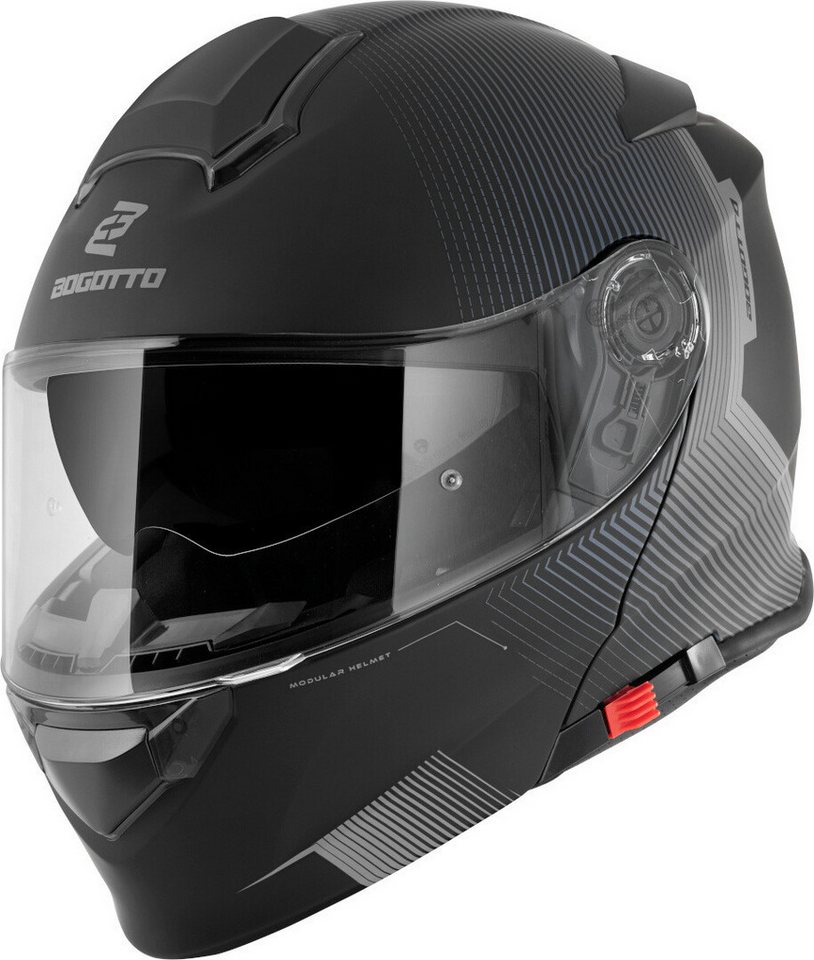 Bogotto Motorradhelm H271 Wayke Klapphelm, Vorbereitet Für Kommunikationssystem,geeignet Brillenträger,vorbe Bild 4