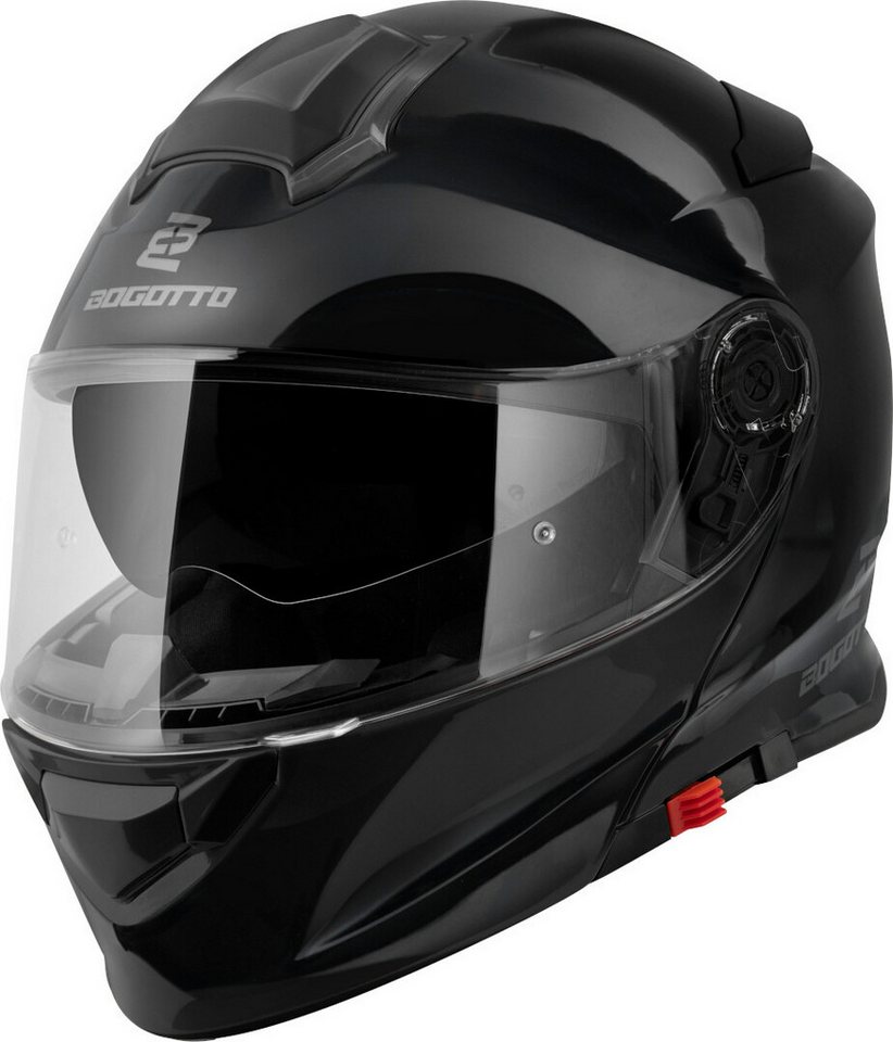 Bogotto Motorradhelm H271 Klapphelm, Vorbereitet Für Kommunikationssystem,geeignet Brillenträger,vorbe Bild 2