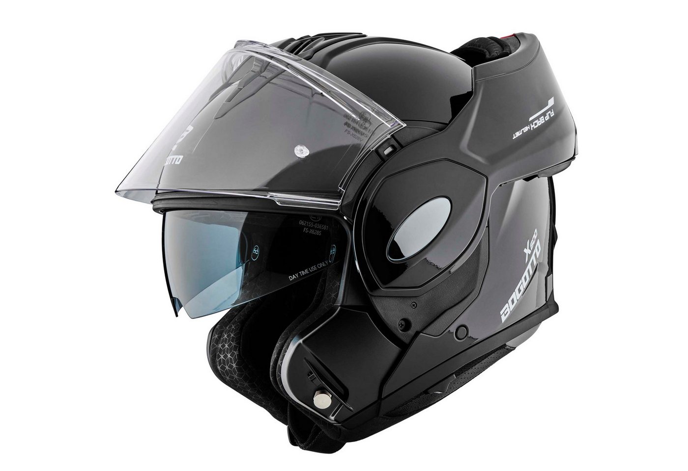 Bogotto Motorradhelm FS-X600 Klapphelm, Vorbereitet Für Kommunikationssystem,geeignet Brillenträger,vorbe Bild 2