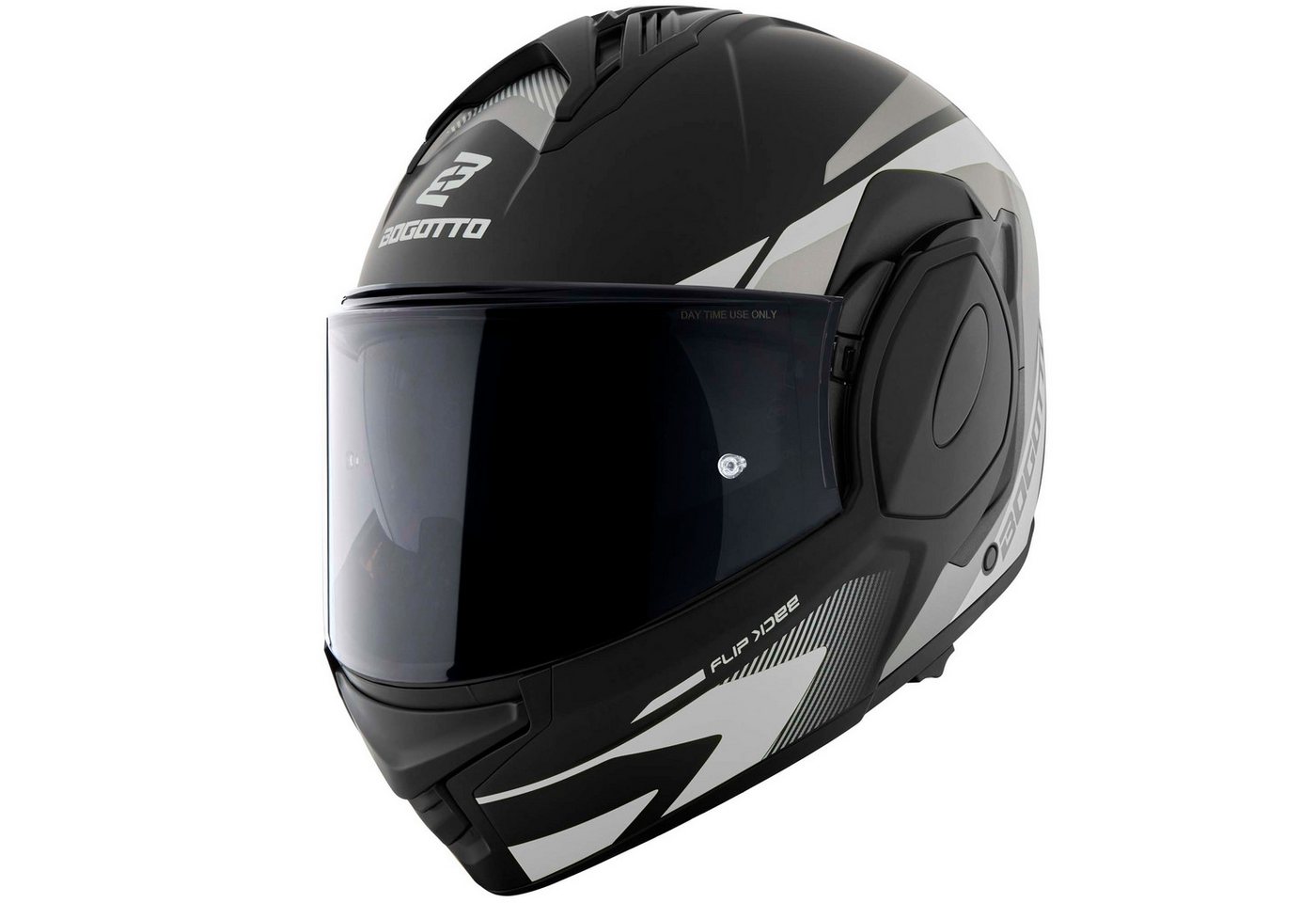 Bogotto Motorradhelm FS-X600 Atyr Klapphelm, Vorbereitet Für Kommunikationssystem,geeignet Brillenträger,vorbe Bild 3