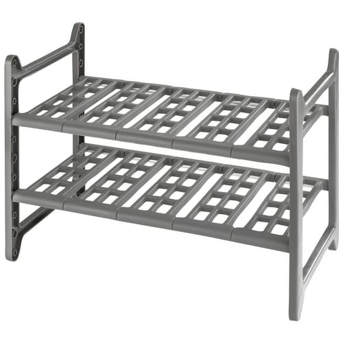 WENKO Küchenunterschrank, Aluminium, silberfarben matt