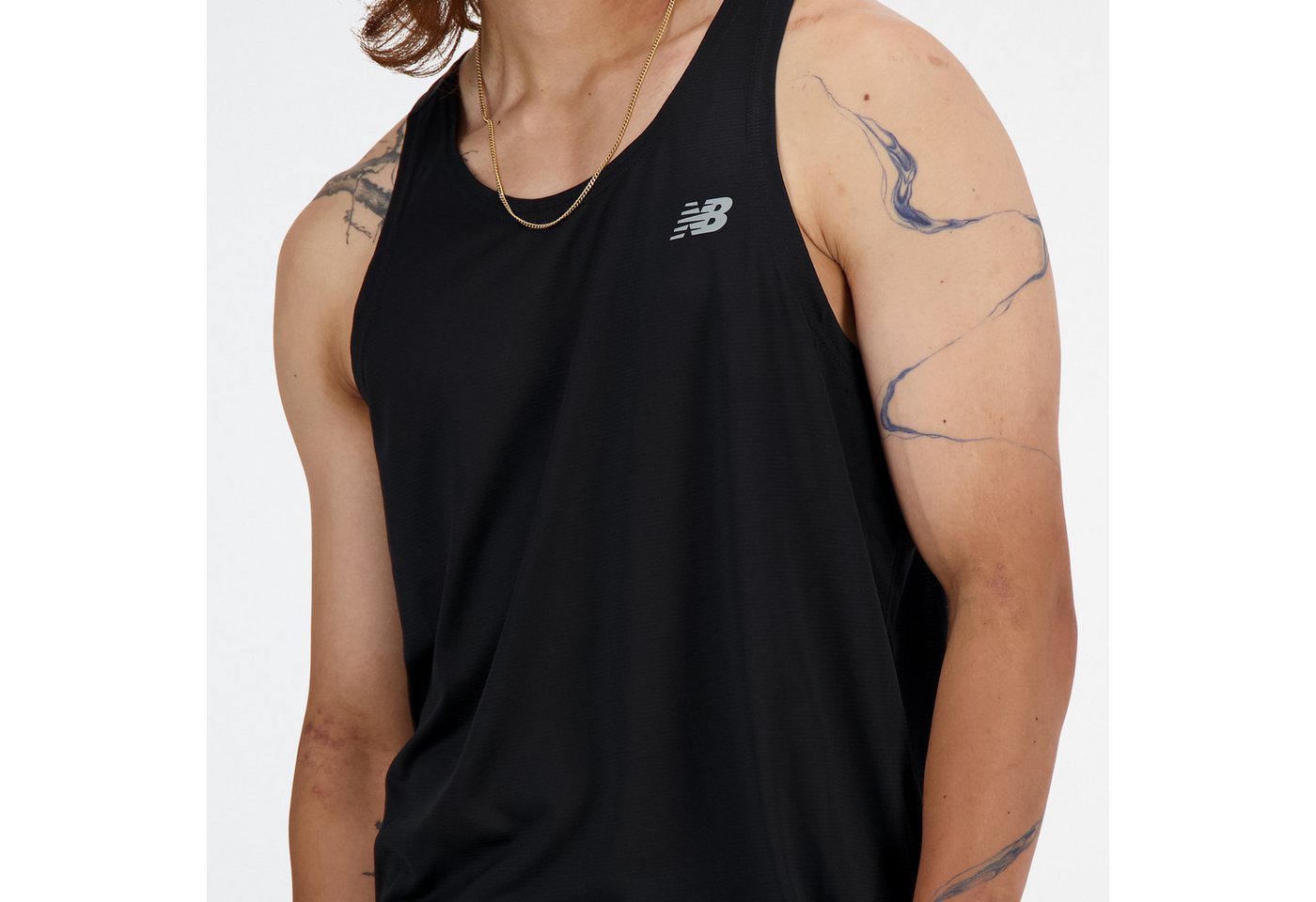 New Balance Lauftop Sport Essentials Tank Mens TOP-36317 mit Label Bild 2
