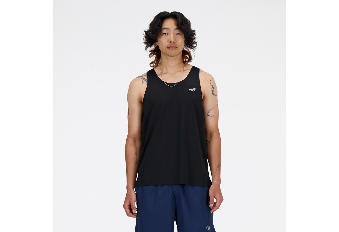New Balance Lauftop Sport Essentials Tank Mens TOP-36317 mit Label Bild 3