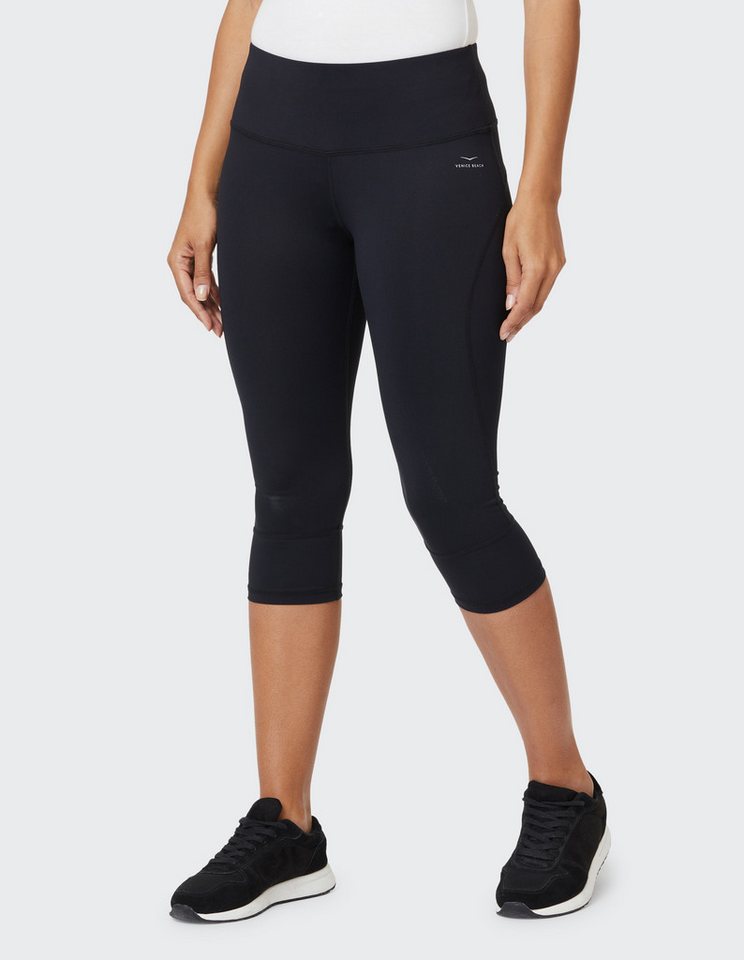 Venice Beach Trainingstights CAPRI TIGHTS NOMINA unifarbenes Design, mit sportlicher Optik, aus Jersey Bild 3