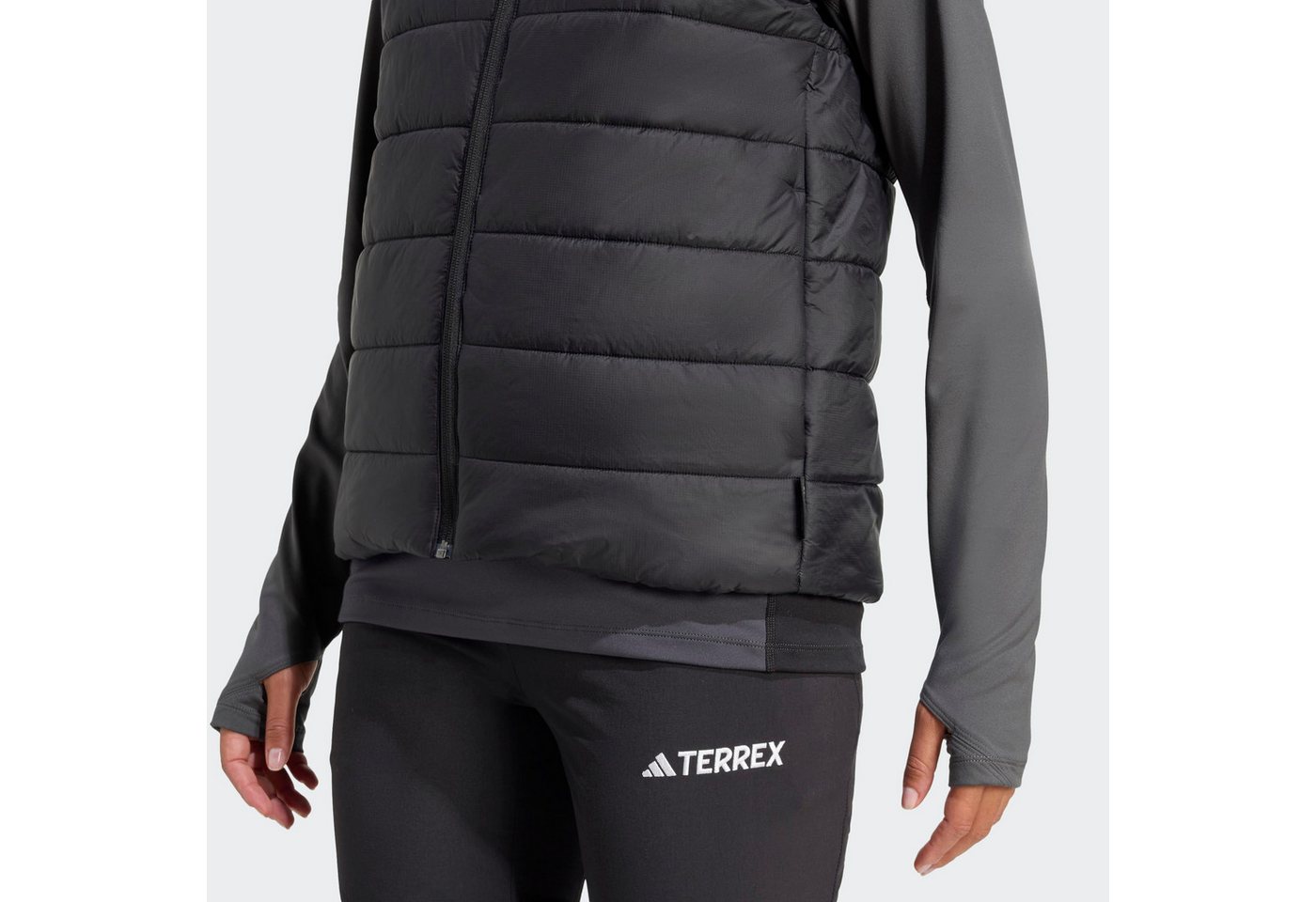 adidas TERREX Funktionsweste W MT ESS PAD V für Sportmode und Outdoormode, mit Reißverschluss, aus Kunstfaser Bild 4