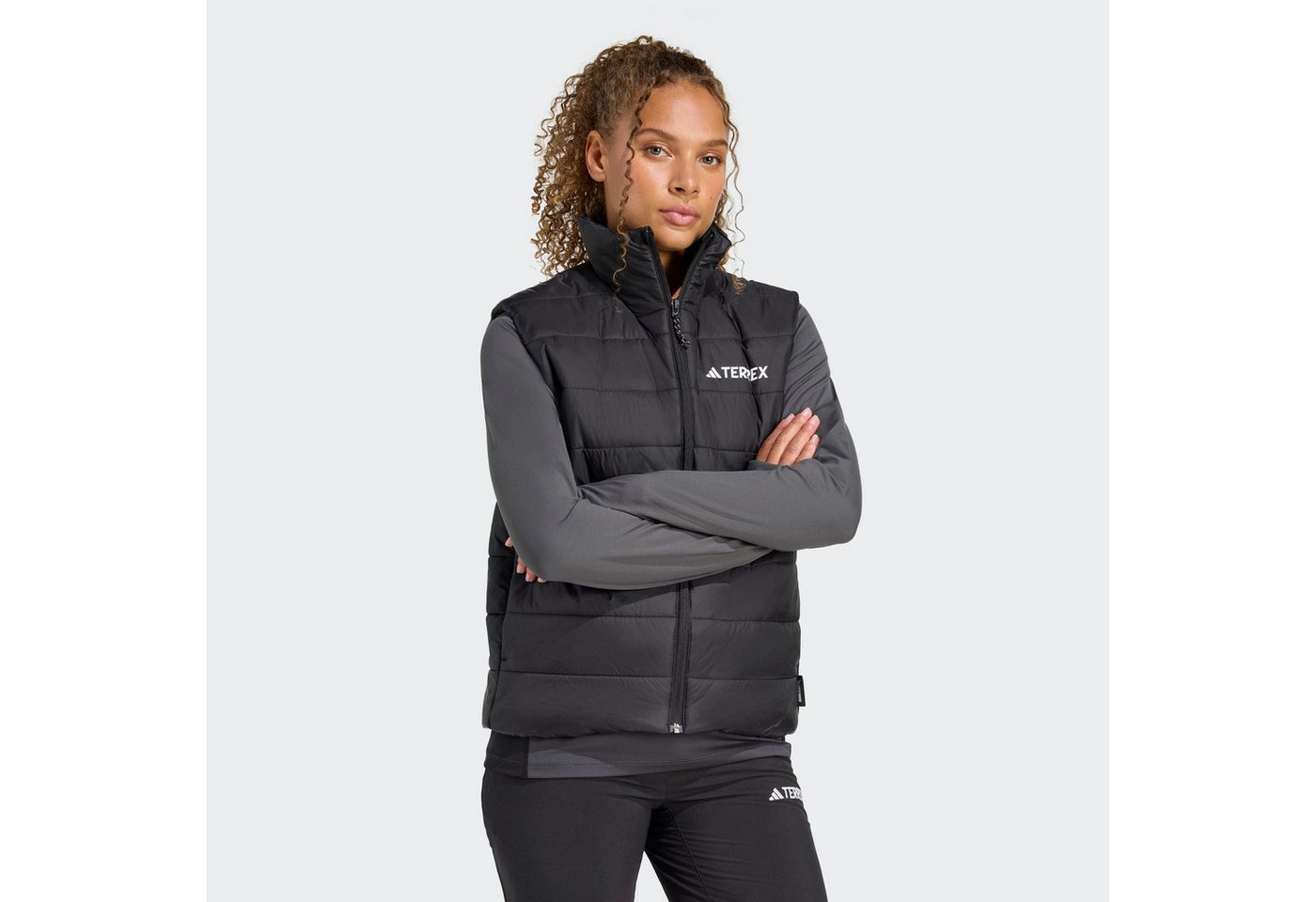 adidas TERREX Funktionsweste W MT ESS PAD V für Sportmode und Outdoormode, mit Reißverschluss, aus Kunstfaser Bild 5