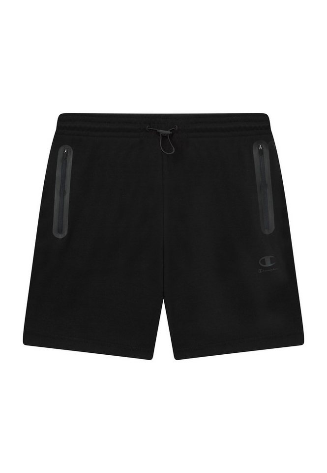 Champion Trainingsshorts C-TECH Slim Fit Interlock Shorts Slim Fit, aus Polyester, Baumwolle und Elasthan