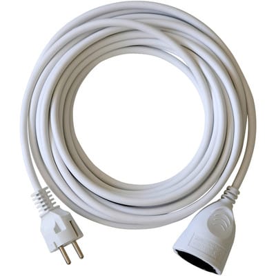 brennenstuhl® Verlängerungskabel, Kabellänge: 10 m - weiss