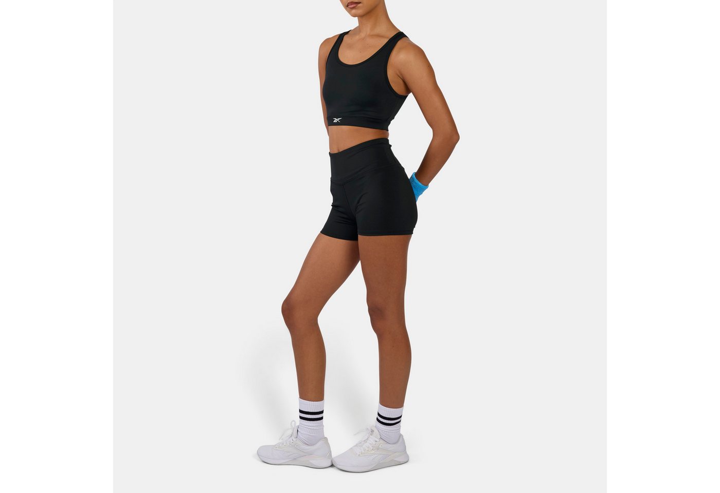 Reebok Trainingsshorts ID TRAIN HR BOOTY SHORT DP für Erwachsene, aus Polyester und Elasthan