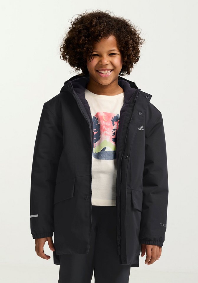 Jack Wolfskin Outdoorjacke CANVEY JKT KIDS Winterjacke für Kinder, warm, wasserdicht Bild 2
