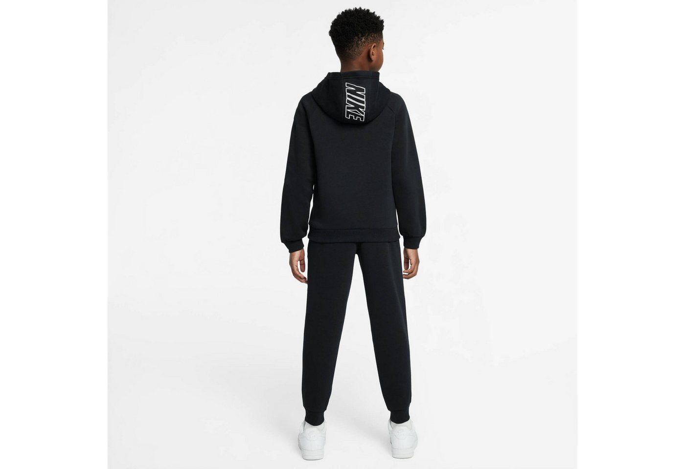 Nike Sportswear Trainingsanzug K NSW CLUB FLC HDY TRACKSUIT (2-tlg), Für Kinder und Jugendliche Bild 3