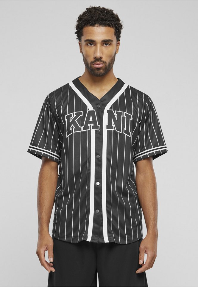Karl Kani Funktionshemd Karl Kani Herren KM221-115-1 Serif Pinstripe Baseball Shirt (1-tlg) Bild 4