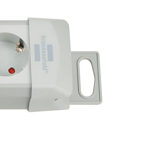 brennenstuhl® Steckdosenleiste »Premium Line«, 6-fach, Kabellänge: 3 m, IP20 - grau