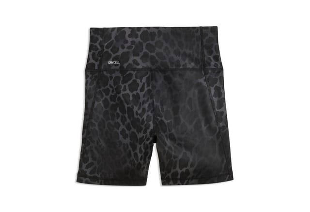 PUMA Trainingsshorts W TAD ESSENTIAL SPOTTED HAZE SHORT TIGHT - HW 5 für Sportmode, atmungsaktiv, funktional