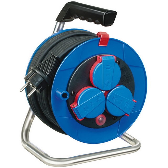 brennenstuhl® Kabeltrommel »Garant«, 3-fach, Kabellänge: 15 m - bunt