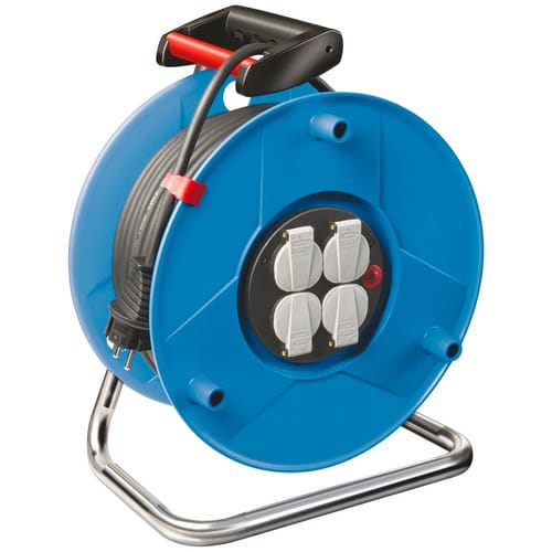 brennenstuhl® Kabeltrommel »Garant 1218050«, 4-fach, Kabellänge: 25 m - blau