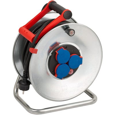 brennenstuhl® Kabeltrommel »Garant S290 1198340«, 3-fach, Kabellänge: 40 m - silberfarben