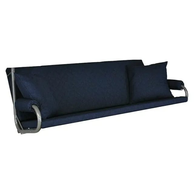 ANGERER FREIZEITMÖBEL Hollywoodschaukelauflage »Joy«, blau, Uni, BxL: 180 x 54 cm